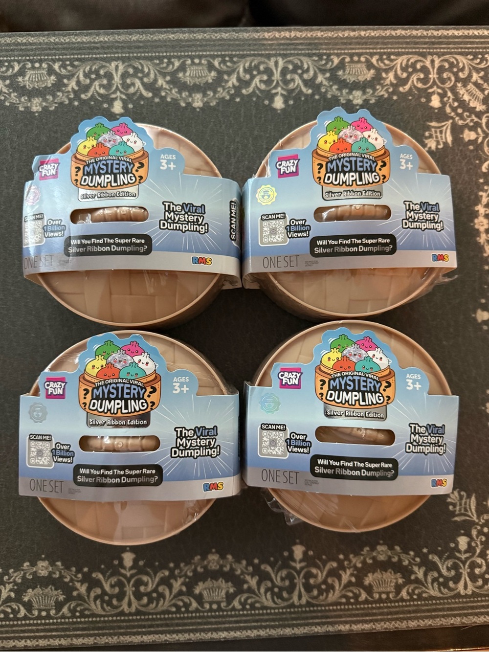 UNOPENED Mystery Dumpling Silver Ribbon Edition - set of 4